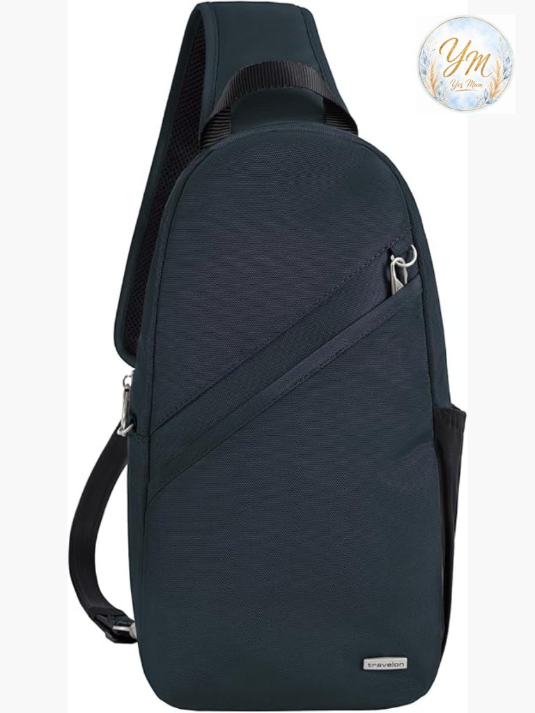 Anti-Theft Sling Bag With Rfid Blocking, Lightweight Travel Crossbody